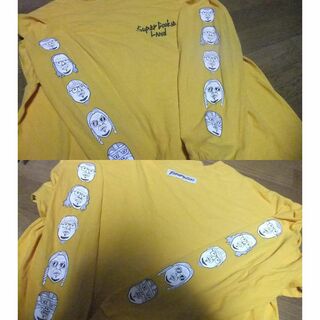 パンクドランカーズ(PUNK DRUNKERS)のpunkdrunkers くっきーランド コラボ ロング Tシャツ ロンTXL(Tシャツ/カットソー(七分/長袖))