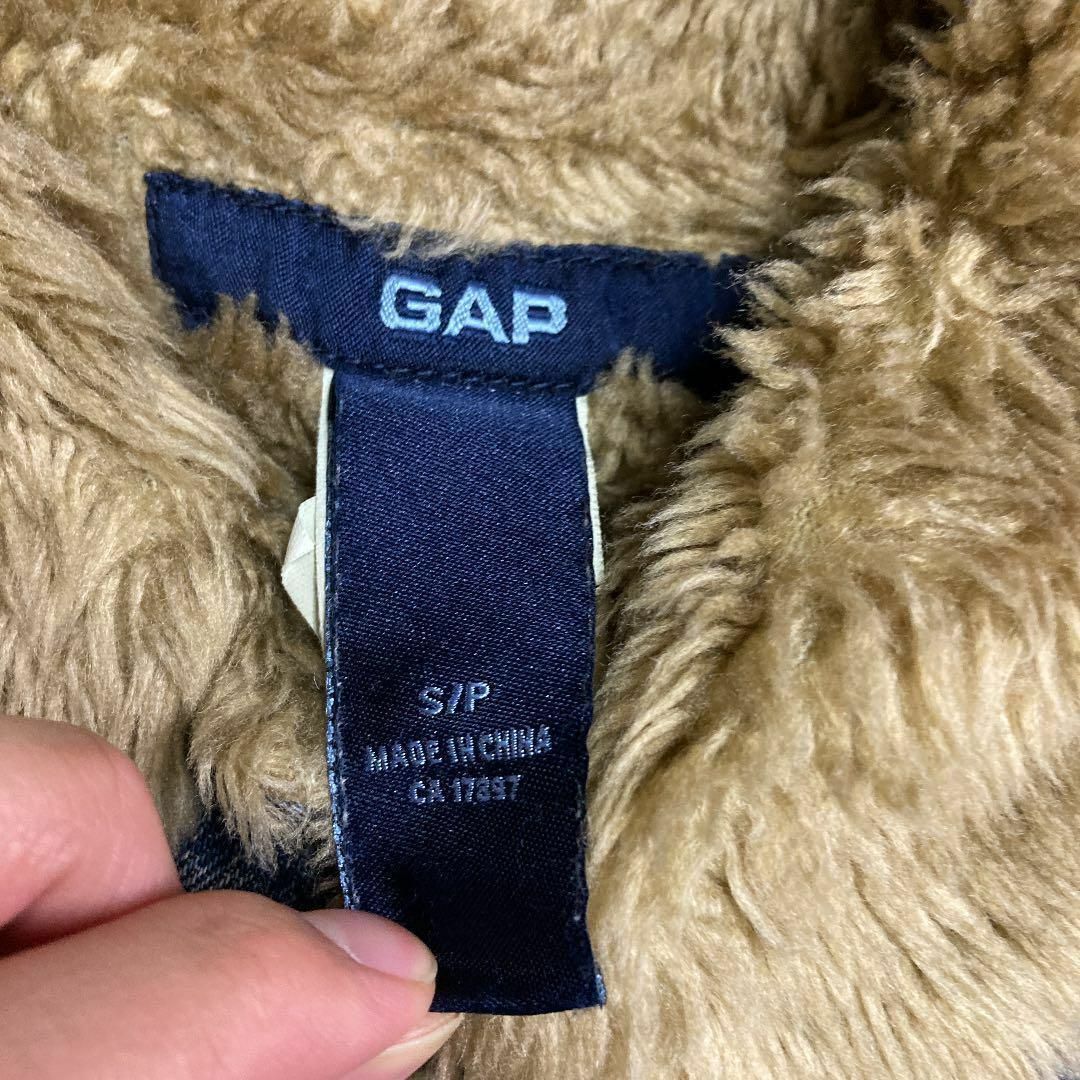 GAP(ギャップ)のGAP ギャップ　デニムジャケット Gジャン　ボアジャケット　古着 レディースのジャケット/アウター(Gジャン/デニムジャケット)の商品写真