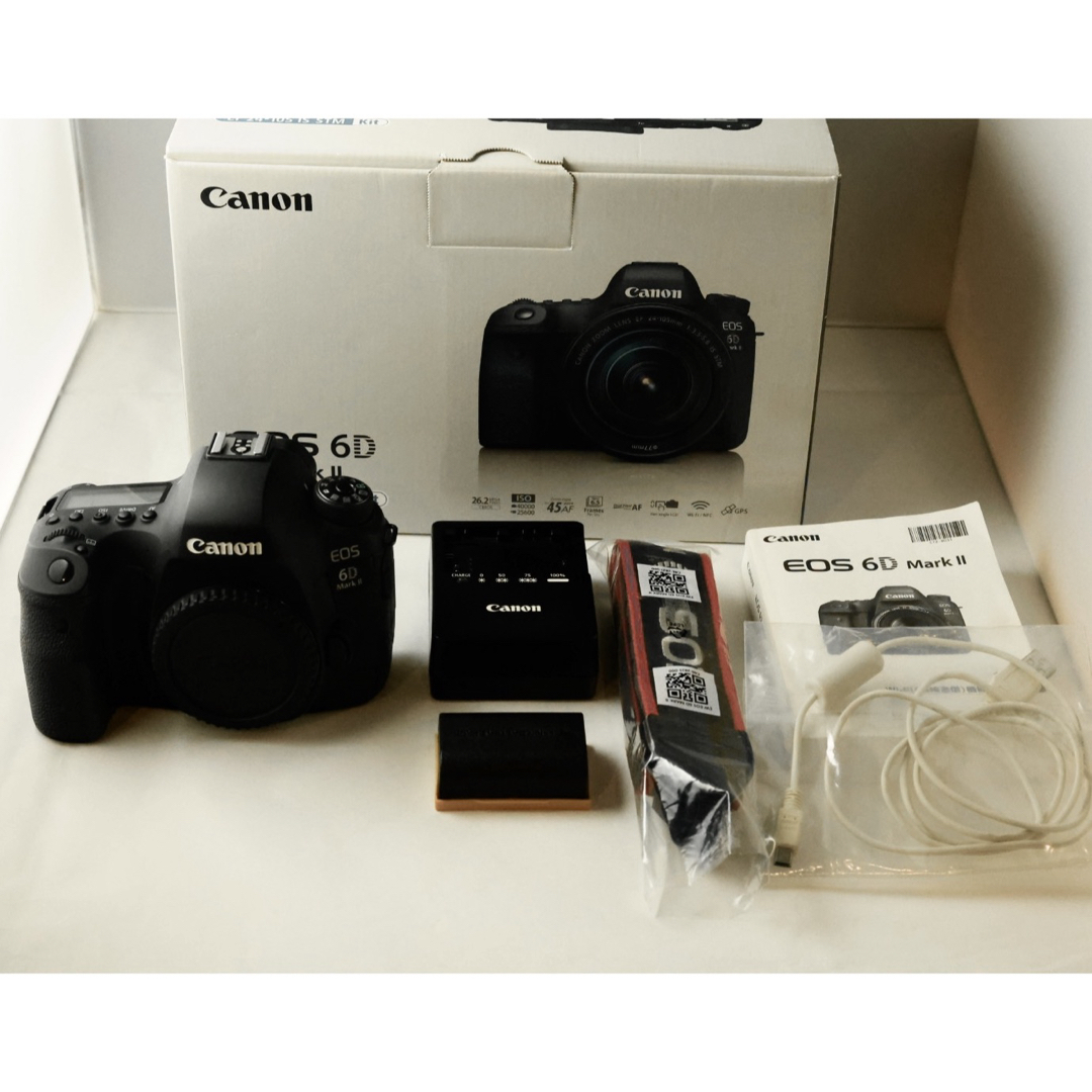Canon(キヤノン)のCanon EOS 6D MARK2 ボディ スマホ/家電/カメラのカメラ(デジタル一眼)の商品写真