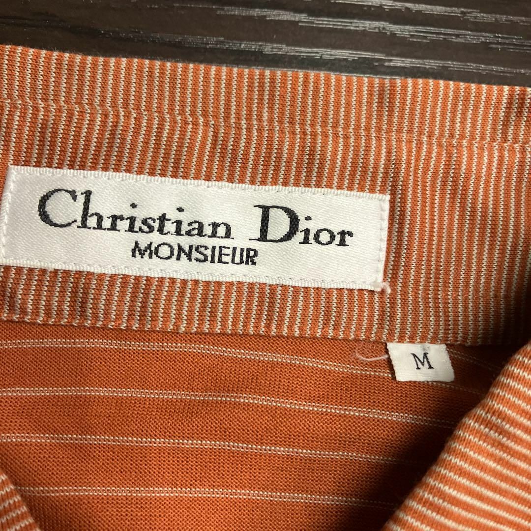 Christian Dior(クリスチャンディオール)のDior MONSIEUR ディオールムッシュ　90s ポロシャツ　ボーダー メンズのトップス(ポロシャツ)の商品写真