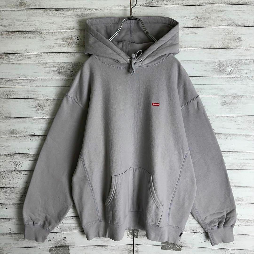 Supreme(シュプリーム)の8919【希少Lサイズ】シュプリーム☆ワンポイントBOXロゴ肉厚パーカー メンズのトップス(パーカー)の商品写真