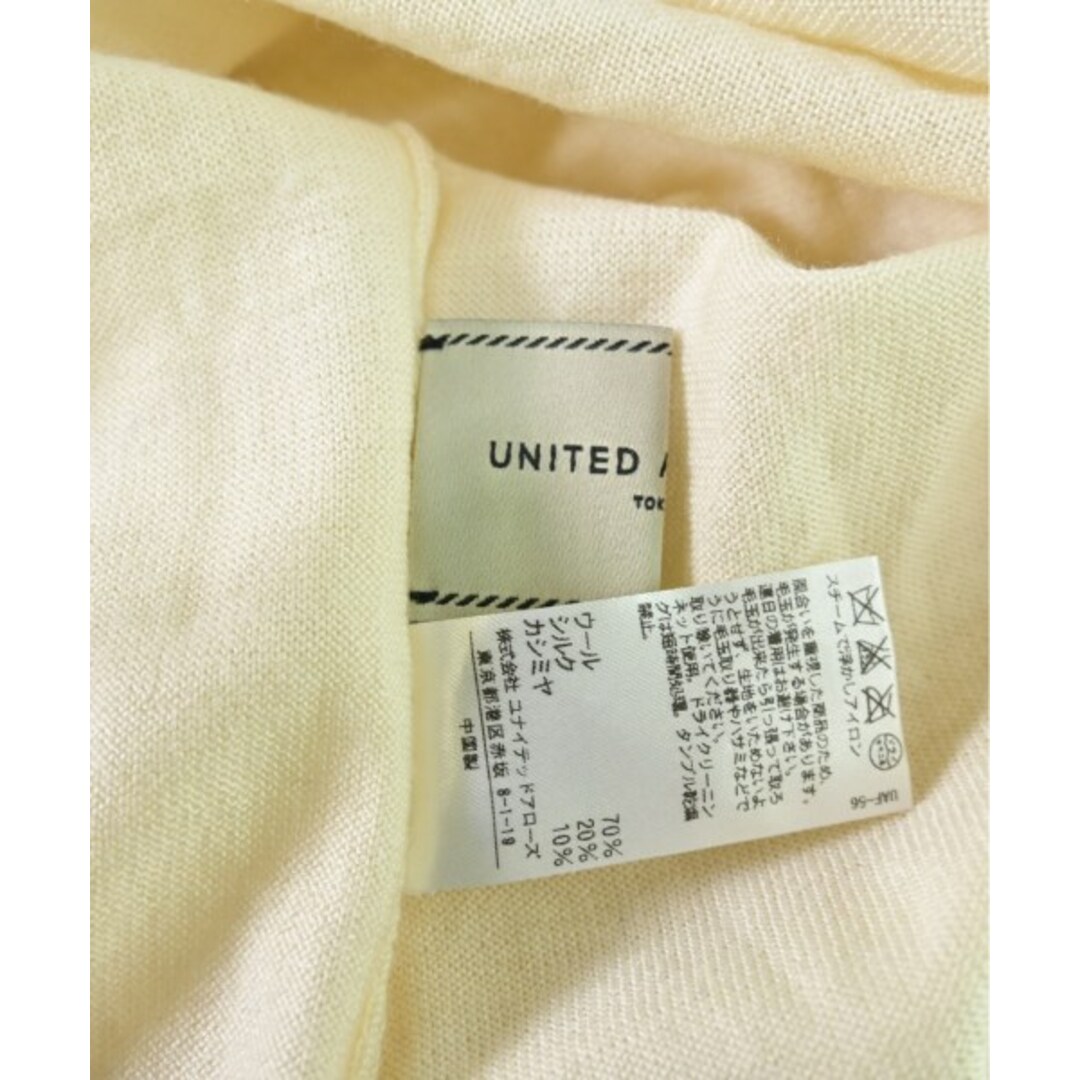 UNITED ARROWS(ユナイテッドアローズ)のUNITED ARROWS ニット・セーター F アイボリー 【古着】【中古】 レディースのトップス(ニット/セーター)の商品写真