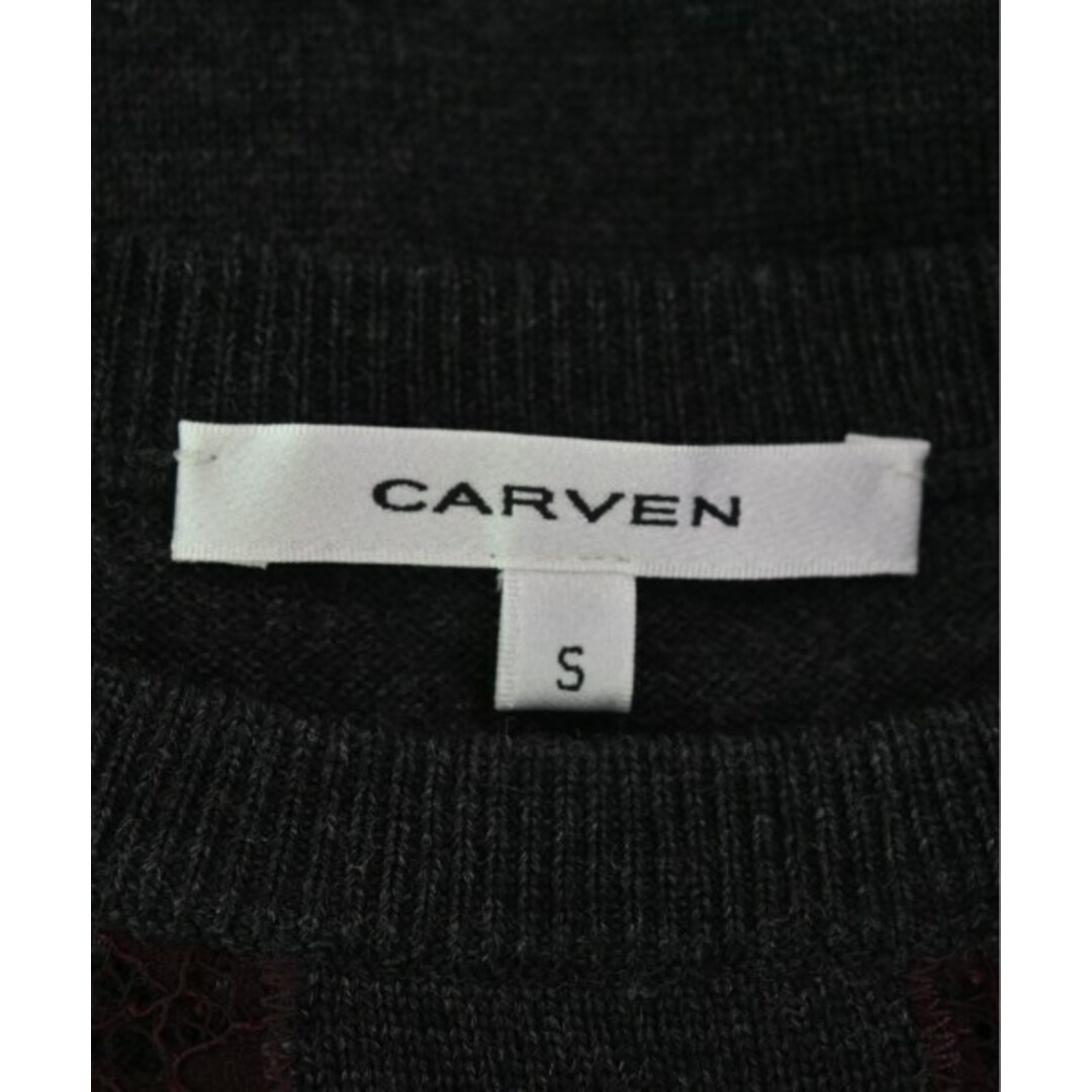 CARVEN(カルヴェン)のCARVEN カルヴェン ニット・セーター S グレー 【古着】【中古】 レディースのトップス(ニット/セーター)の商品写真