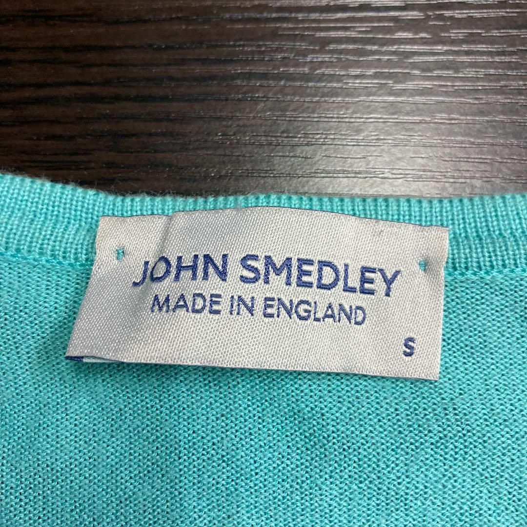 JOHN SMEDLEY(ジョンスメドレー)のジョンスメドレー　カーディガン　古着 レディースのトップス(カーディガン)の商品写真