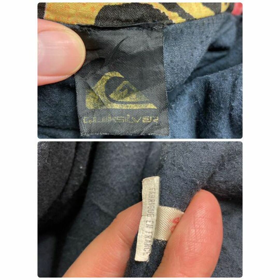 QUIKSILVER(クイックシルバー)の希少　フランス製　古着　ブルゾン　総柄　タイダイ　90's オールド メンズのジャケット/アウター(ブルゾン)の商品写真
