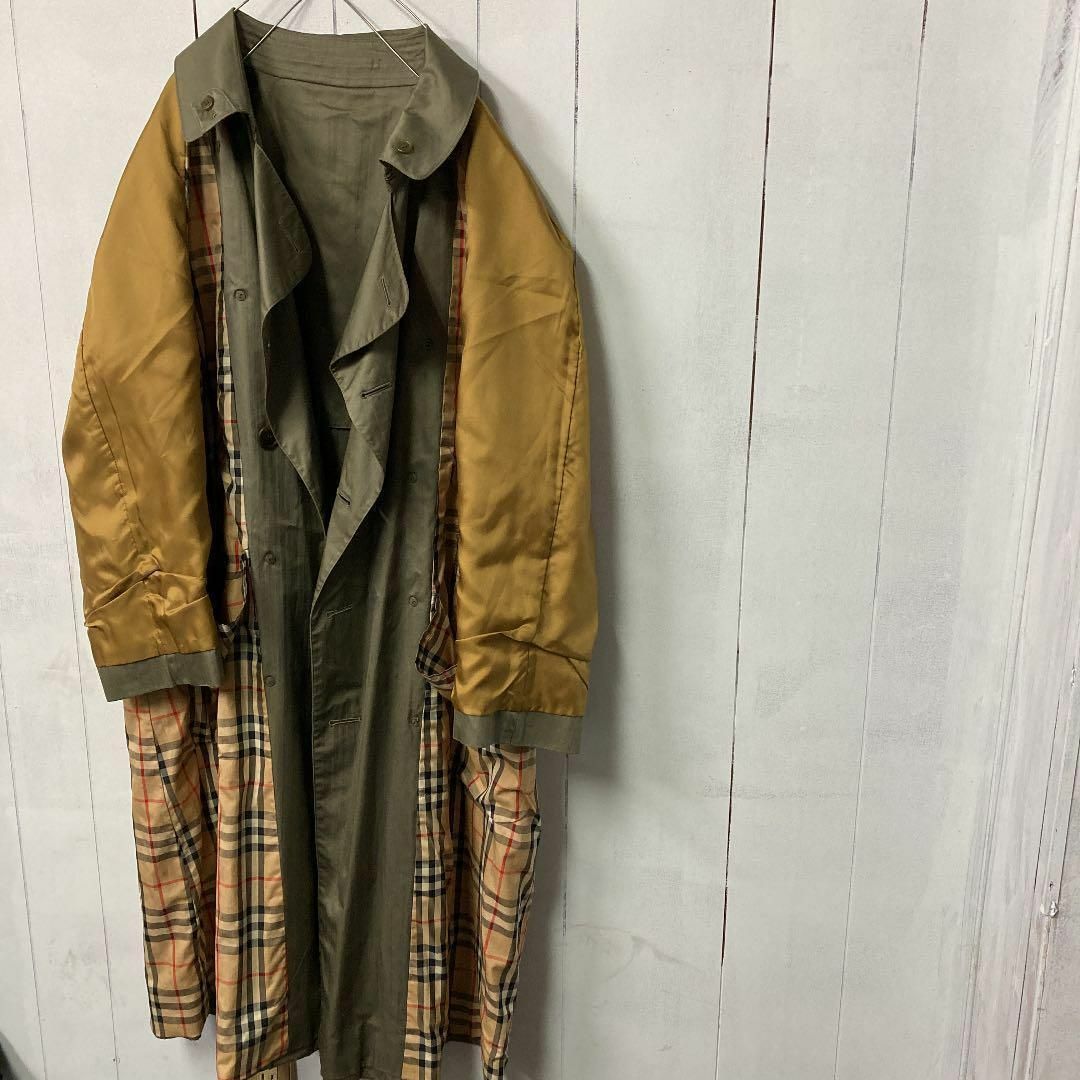 BURBERRY - バーバリーズ トレンチコート 古着 90's 紺タグ ノバ BURBERRY - バーバリーズ トレンチコート 古着 90's 紺タグ ノバ