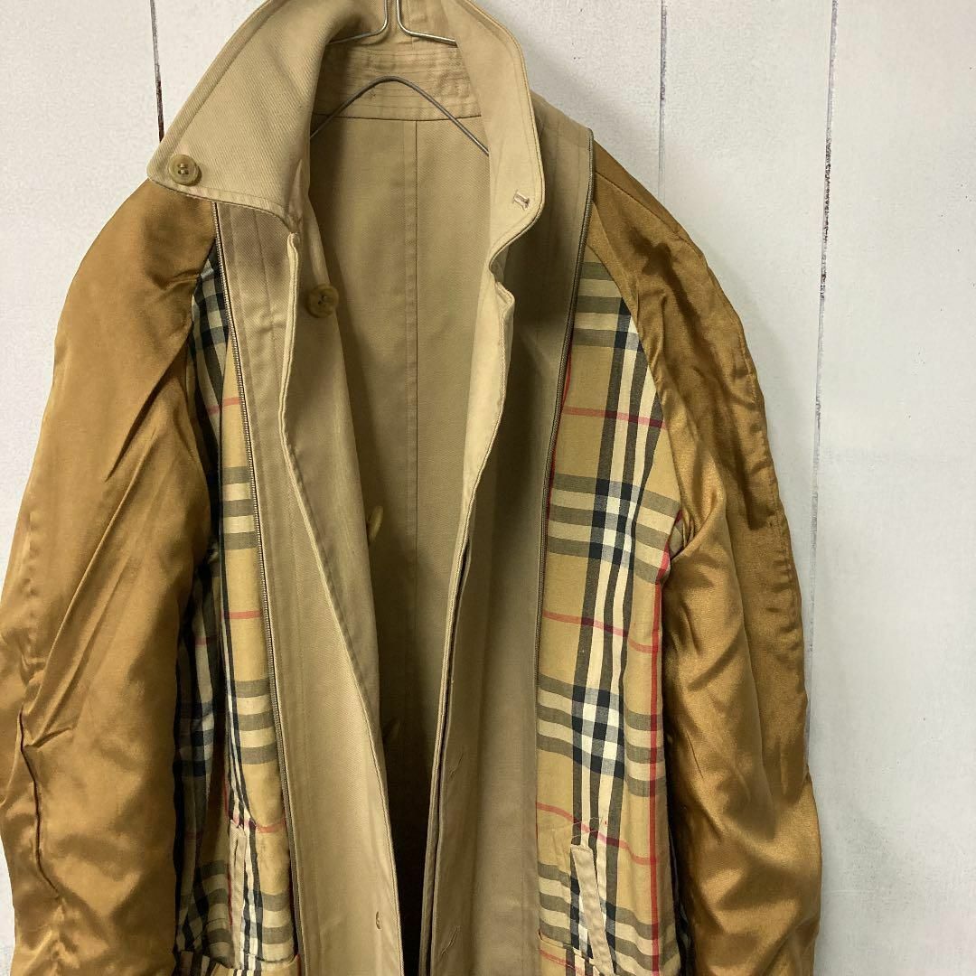 BURBERRY(バーバリー)のバーバリーズ　バルマカーンコート　ノバチェック　古着女子　白タグ　90's レディースのジャケット/アウター(トレンチコート)の商品写真