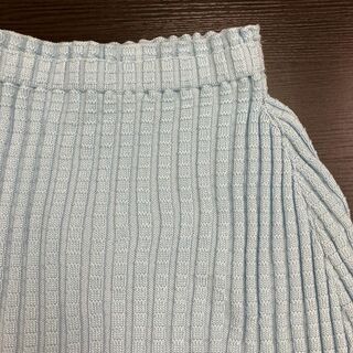malamute マラミュート　スカート　サマーニット　ストレッチ(ひざ丈スカート)