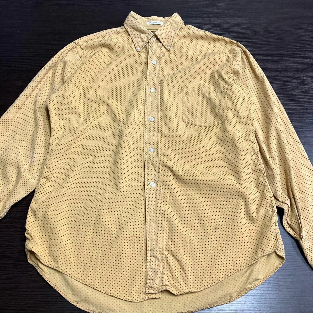 VAN HEUSEN ヴァンヒューゼン　60's ドット柄　シャツ　総柄　古着 メンズのトップス(シャツ)の商品写真