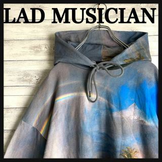 ラッドミュージシャン(LAD MUSICIAN)の8948【即完売モデル】ラッドミュージシャン☆総柄デザインパーカー入手困難　美品(パーカー)