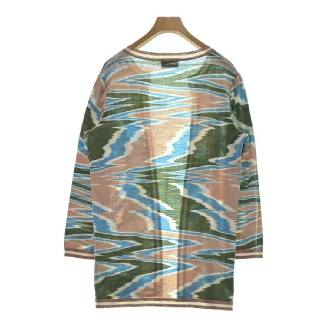 MISSONI ミッソーニ カーディガン 44(L位) ベージュx水色x緑等 MISSONI ミッソーニ カーディガン 44(L位) ベージュx水色x緑等