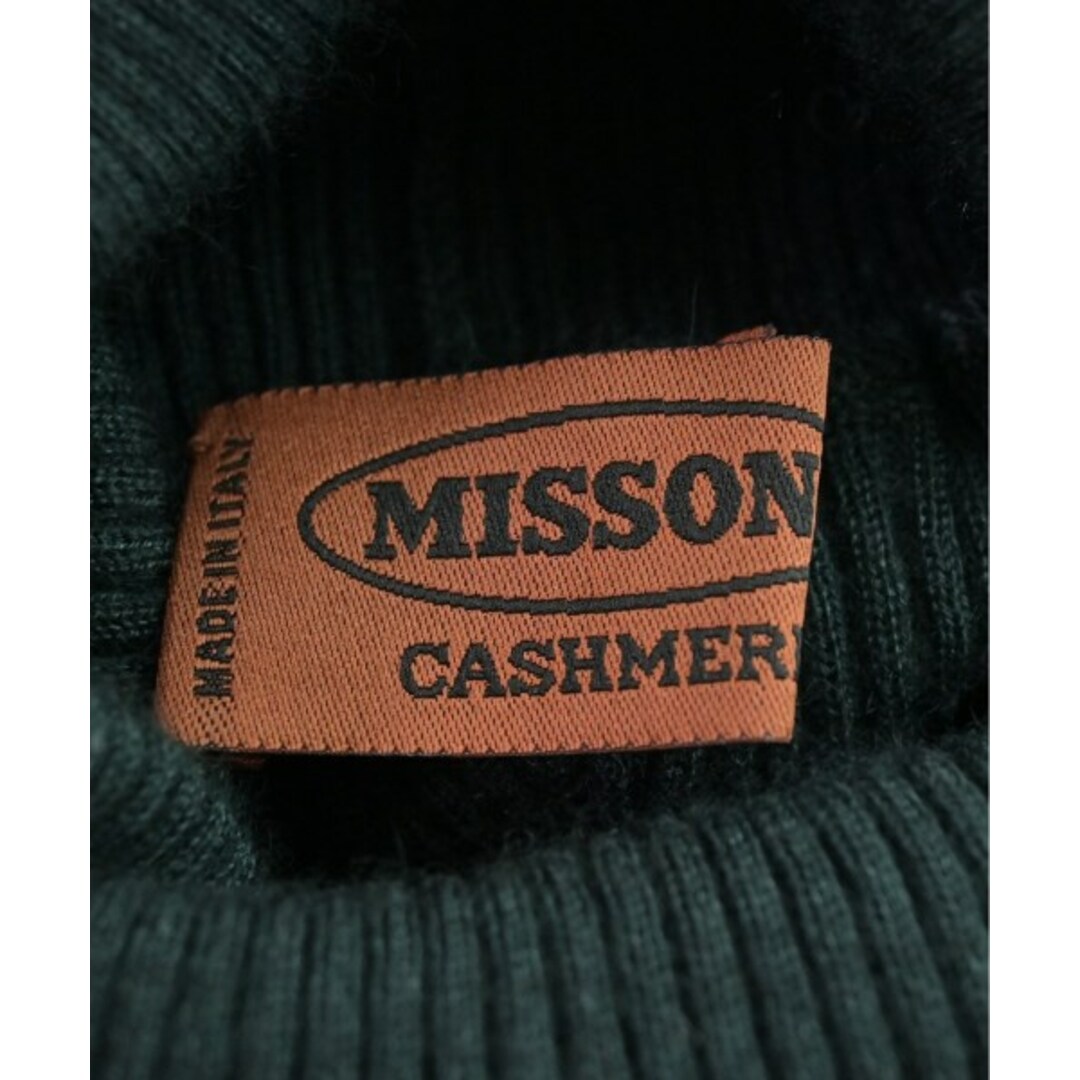 MISSONI(ミッソーニ)のMISSONI ミッソーニ ニット・セーター -(XS位) 緑 【古着】【中古】 レディースのトップス(ニット/セーター)の商品写真