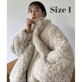 クラネ(CLANE)の田中みなみ×CLANE CURL FUR SHORT COAT 【サイズ1】(毛皮/ファーコート)