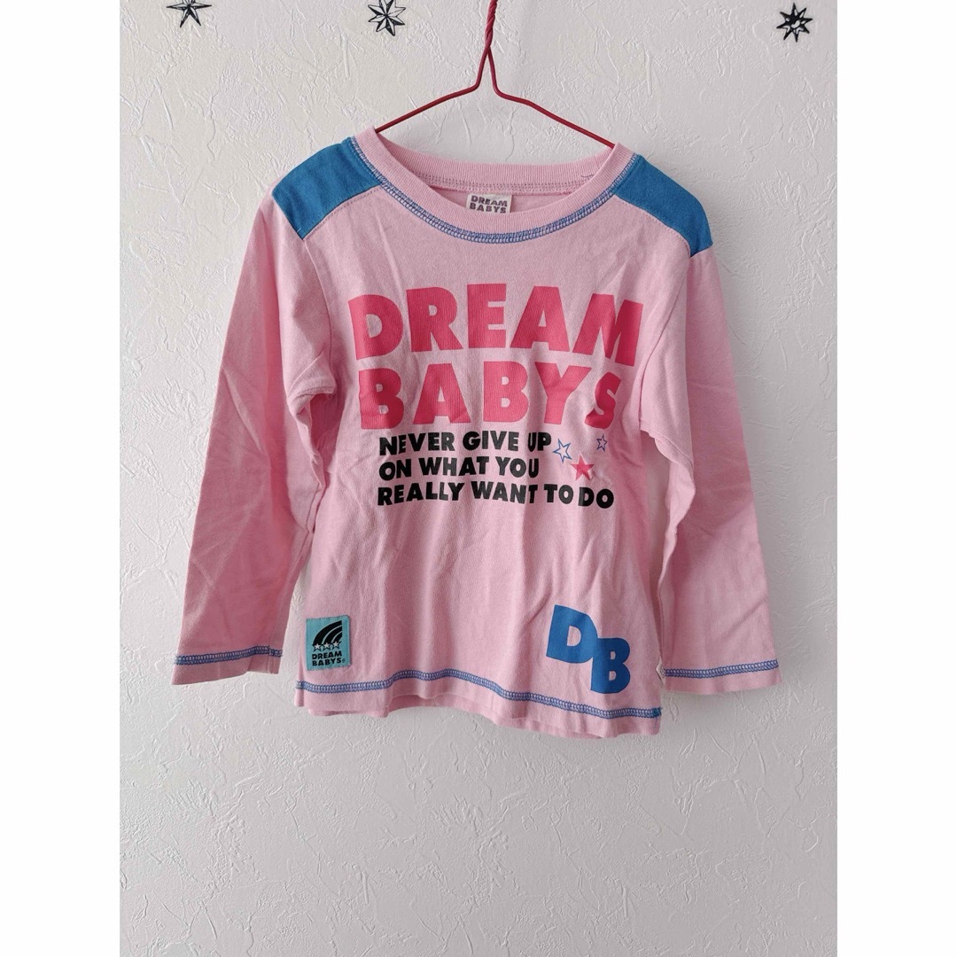 DREAMBABYS(ドリームベイビーズ)のドリベビ★長袖Ｔシャツ　100 キッズ/ベビー/マタニティのキッズ服女の子用(90cm~)(Tシャツ/カットソー)の商品写真