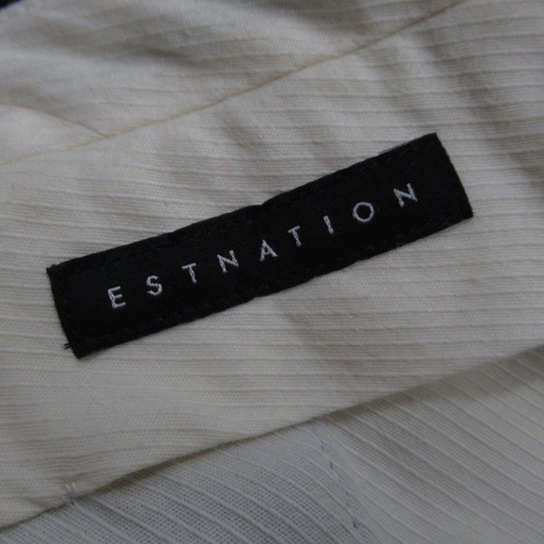 ESTNATION(エストネーション)のESTNATION ウール ポリ タック テーパード スラックス パンツ S メンズのパンツ(スラックス)の商品写真