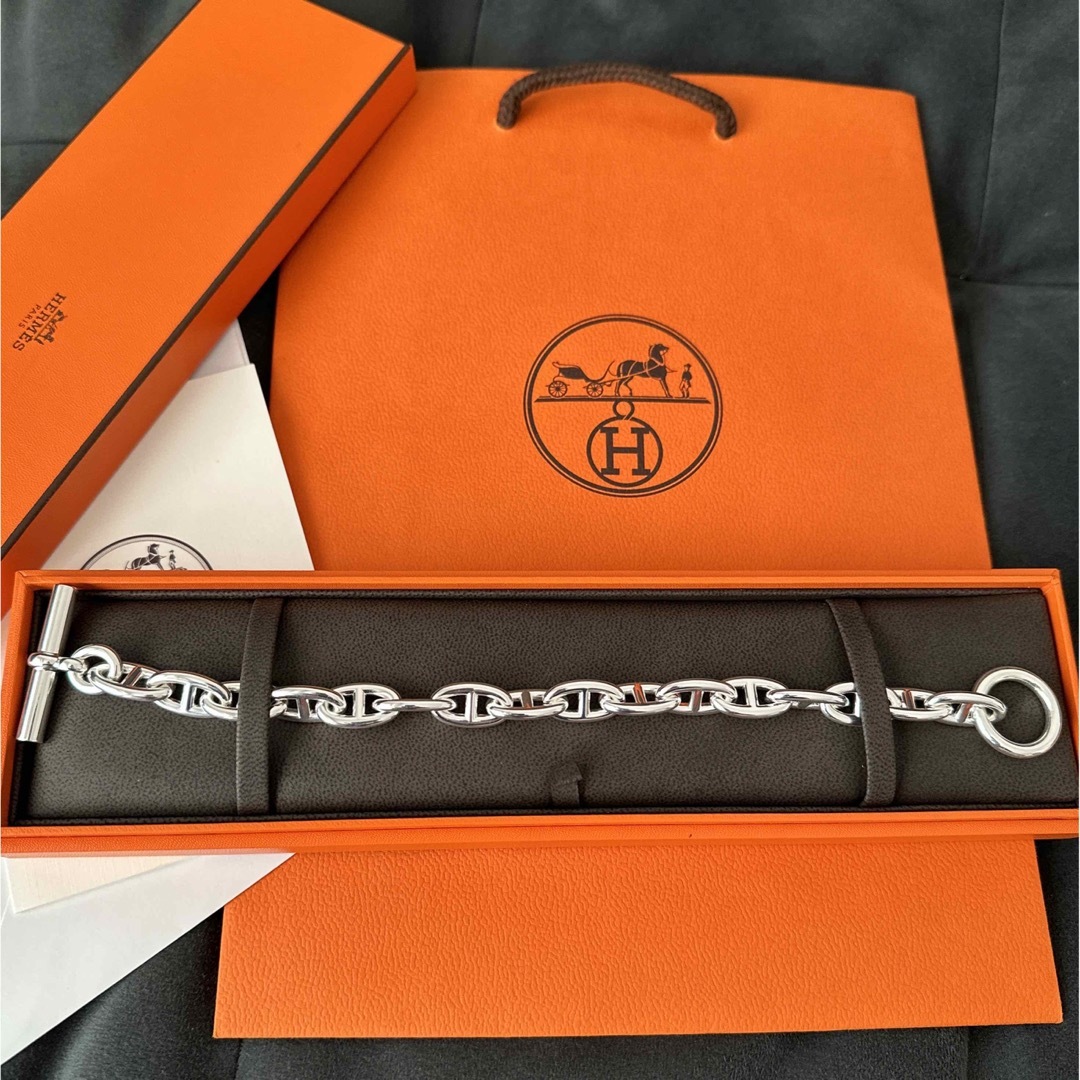 HERMES - 新品未使用 エルメス シェーヌダンクル GM 希少16コマ HERMES - 新品未使用 エルメス シェーヌダンクル GM 希少16コマ