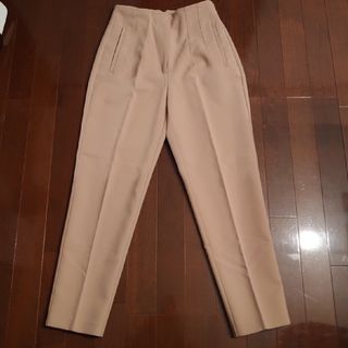 ザラ(ZARA)の★yuyu88様専用ZARAハイウエストパンツ、ベージュ、Sサイズ(カジュアルパンツ)