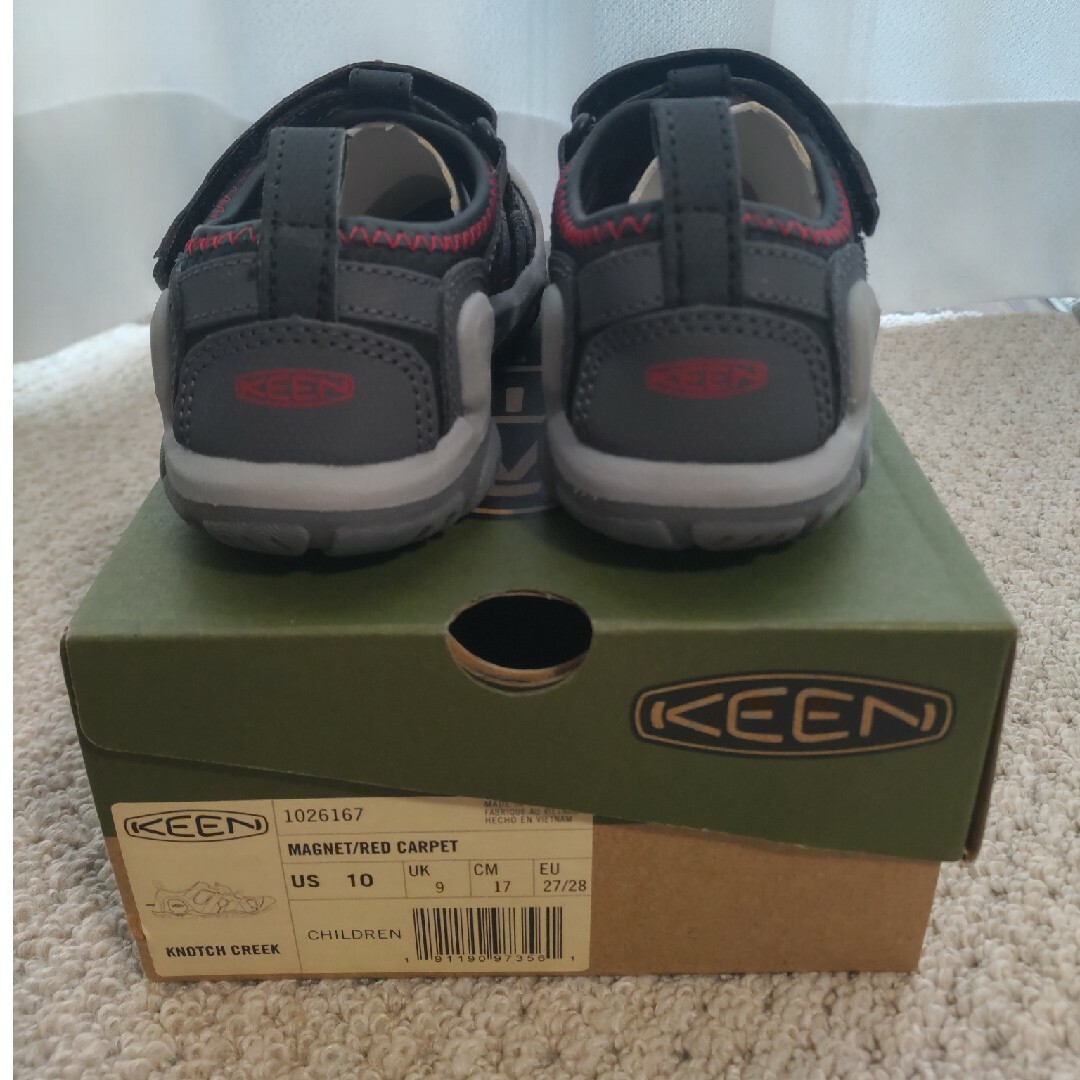 KEEN(キーン)の美品☆keen17㌢☆ノッチクリーク キッズ/ベビー/マタニティのキッズ靴/シューズ(15cm~)(サンダル)の商品写真