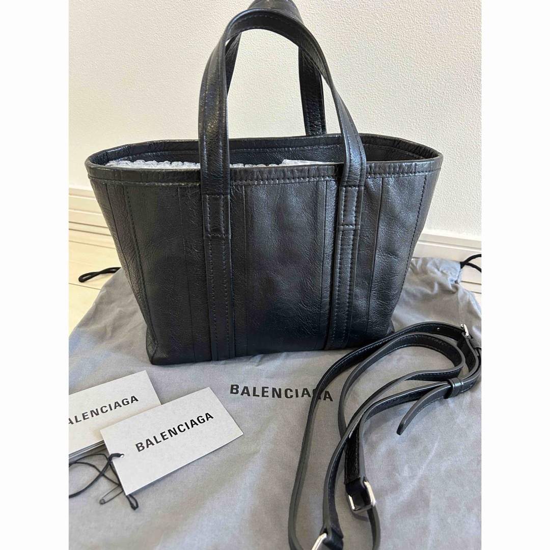 BALENCIAGA BAG(バレンシアガバッグ)のBALENCIAGA美品‼️スモールトートバッグ⭐️ショルダーストラップ付 メンズのバッグ(トートバッグ)の商品写真