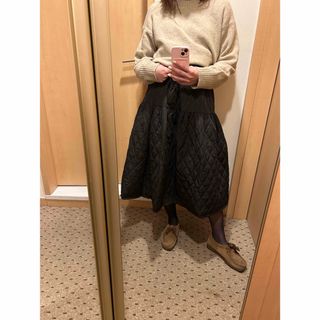 最終価格🛖🖤🌟❤️‍🔥📇quilting long skirt.(ロングスカート)