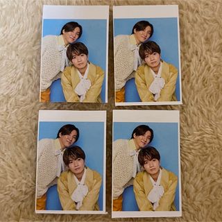 ストーンズ(SixTONES)のゆごじぇ きょもゆご SixTONES 4枚 TVガイド 証明写真 厚紙 カード(アイドルグッズ)