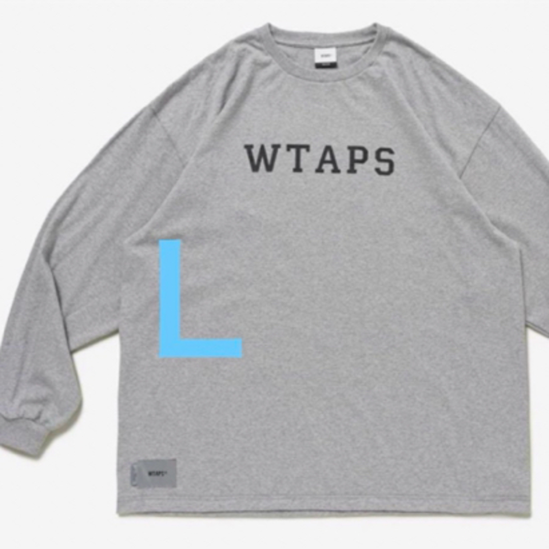 W)taps(ダブルタップス)のWTAPS COLLEGE LS GRAY L グレー 24SS ロンT メンズのトップス(Tシャツ/カットソー(七分/長袖))の商品写真