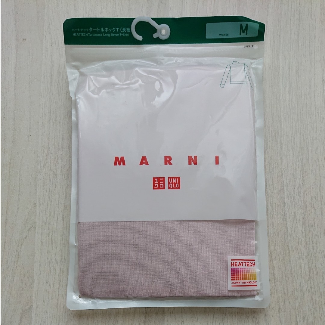 UNIQLO(ユニクロ)の【新品未使用】ユニクロ マルニ ヒートテックタートルネック 11Pink M レディースのトップス(カットソー(長袖/七分))の商品写真