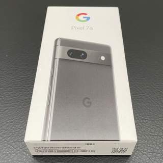 グーグル(Google)の新品未使用残債無し Google Pixel 7a 128GB Charcoal(スマートフォン本体)