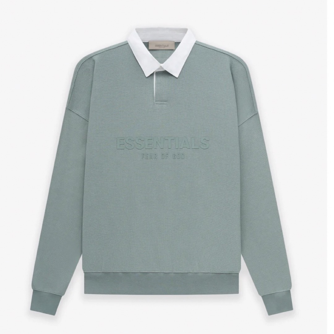 FEAR OF GOD(フィアオブゴッド)のessentials fearofgod Waffle Henley Rugby メンズのトップス(ポロシャツ)の商品写真