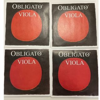 中古　Viola弦　PIRASTRO社　OBLIGATO　4本セット(ヴィオラ)