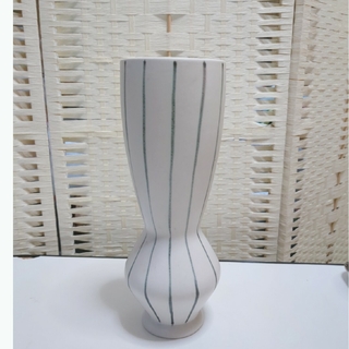 花瓶　花器　シンプル　ストライプ　31㌢(花瓶)