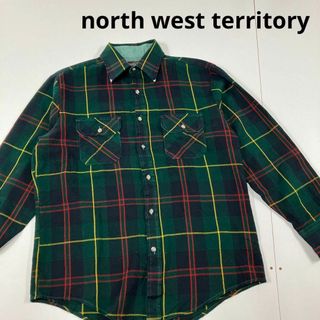 northwest Territory チェックシャツ　グリーン　ヴィンテージ(シャツ)