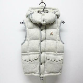 【正規品】MONCLER　ダウンベスト　オフホワイト　XSサイズ相当