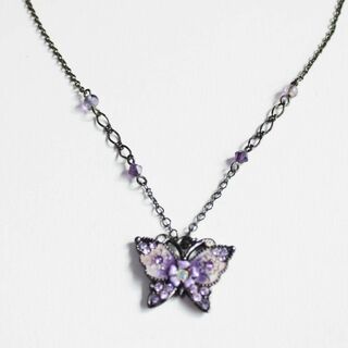 ANNA SUI - 3点セット グラデカラー 蝶 ANNA SUI ピアス ネックレス ...