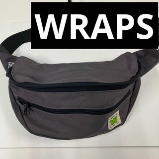 WRAPS ショルダーバッグ　ウエストバッグ　グレー(ウエストポーチ)