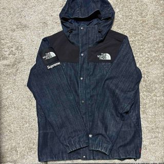 シュプリーム(Supreme)のsupreme the north face denim dot shot  (マウンテンパーカー)