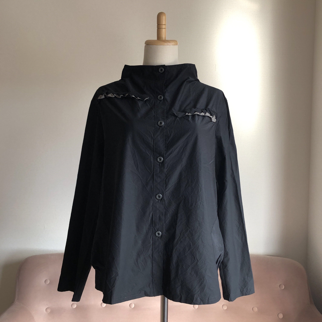 新品　センソユニコ  慈雨　シャツジャケット素材綿７７％ポリエステル２３％