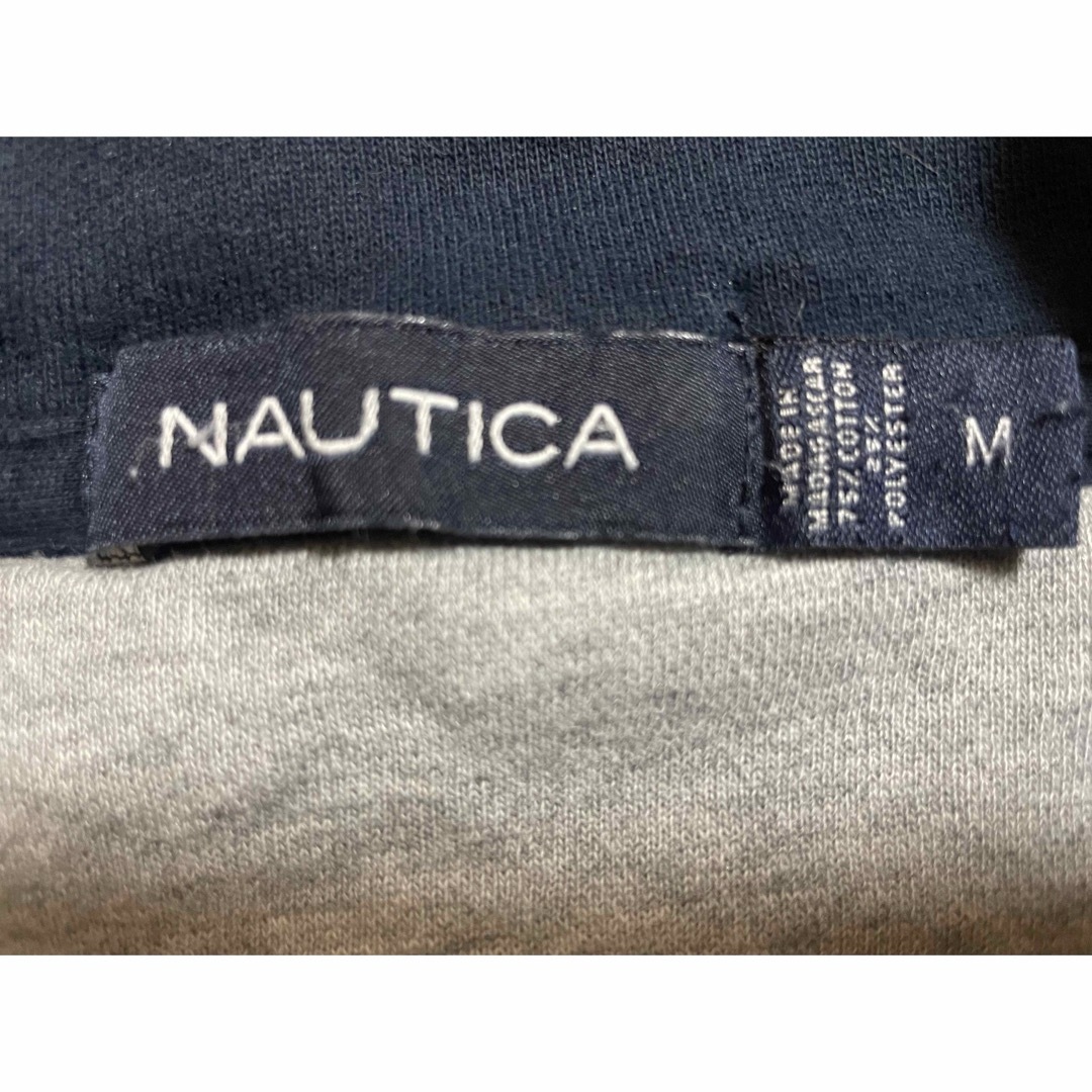 NAUTICA(ノーティカ)のノーティカ　NAUTICA  プルオーバー　ハーフジップ　スウェットM  古着　 メンズのトップス(スウェット)の商品写真