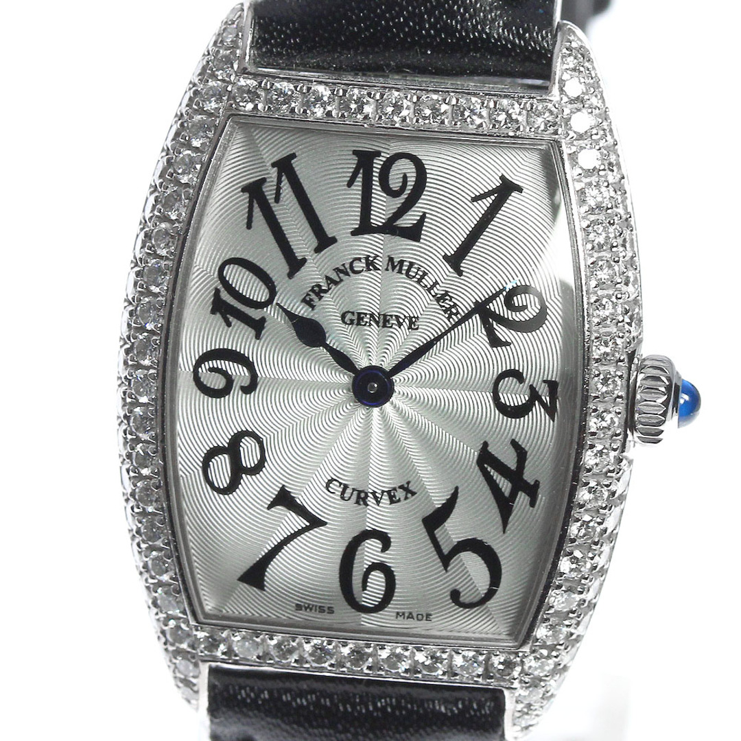 FRANCK MULLER(フランクミュラー)のフランクミュラー FRANCK MULLER 1752QZD トノーカーベックス K18WG ダイヤベゼル クォーツ レディース _800527 レディースのファッション小物(腕時計)の商品写真