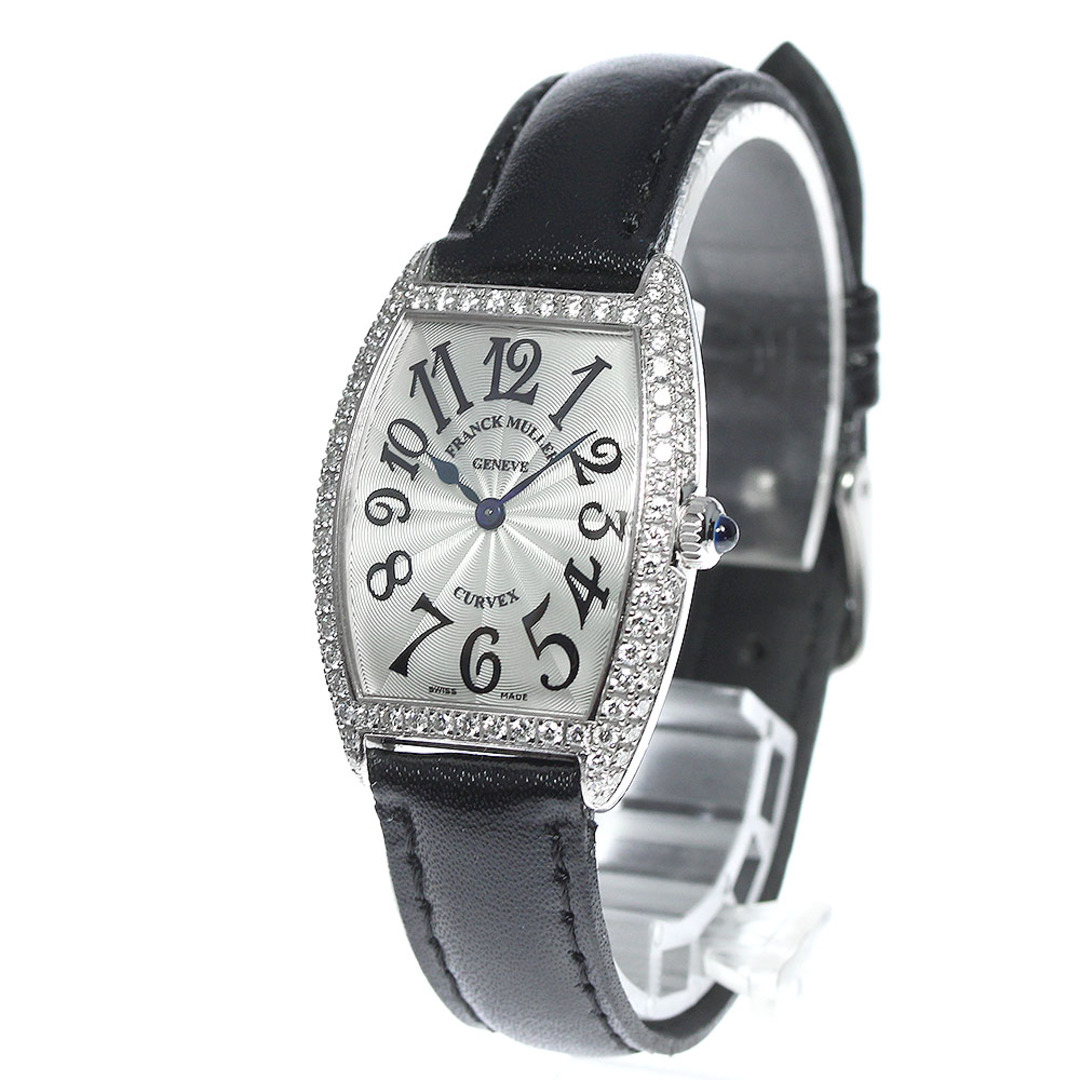 FRANCK MULLER(フランクミュラー)のフランクミュラー FRANCK MULLER 1752QZD トノーカーベックス K18WG ダイヤベゼル クォーツ レディース _800527 レディースのファッション小物(腕時計)の商品写真
