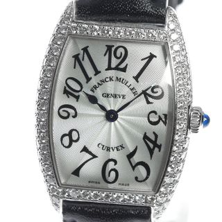 フランクミュラー(FRANCK MULLER)のフランクミュラー FRANCK MULLER 1752QZD トノーカーベックス K18WG ダイヤベゼル クォーツ レディース _800527(腕時計)