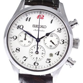 セイコー(SEIKO)のセイコー SEIKO SARK011/8R48-00J0 プレザージュ クロノグラフ デイト 自動巻き メンズ 良品 _799831(腕時計(アナログ))