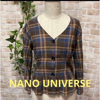 ナノユニバース(nano・universe)の感謝sal❤️9807❤️NANO UNIVERSE❤️ゆったり可愛いトップス(シャツ/ブラウス(長袖/七分))