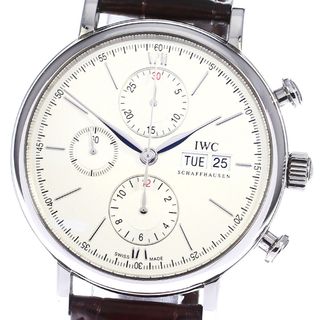 インターナショナルウォッチカンパニー(IWC)のIWC SCHAFFHAUSEN IW391007 ポートフィノ クロノグラフ デイデイト 自動巻き メンズ 保証書付き_799498(腕時計(アナログ))