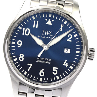 インターナショナルウォッチカンパニー(IWC)のIWC SCHAFFHAUSEN IW327014 マークXVIII プティプランス デイト 自動巻き メンズ 美品 箱・保証書付き_799428(腕時計(アナログ))