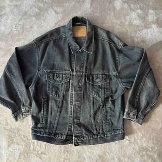 リーバイス(Levi's)のリーバイス 70506 USA製 ブラック Levis ブラックデニム(Gジャン/デニムジャケット)