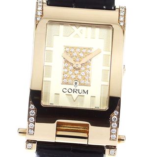 コルム(CORUM)のコルム CORUM 64.152.65 タボガン K18YG クォーツ メンズ 良品 _799794(腕時計(アナログ))