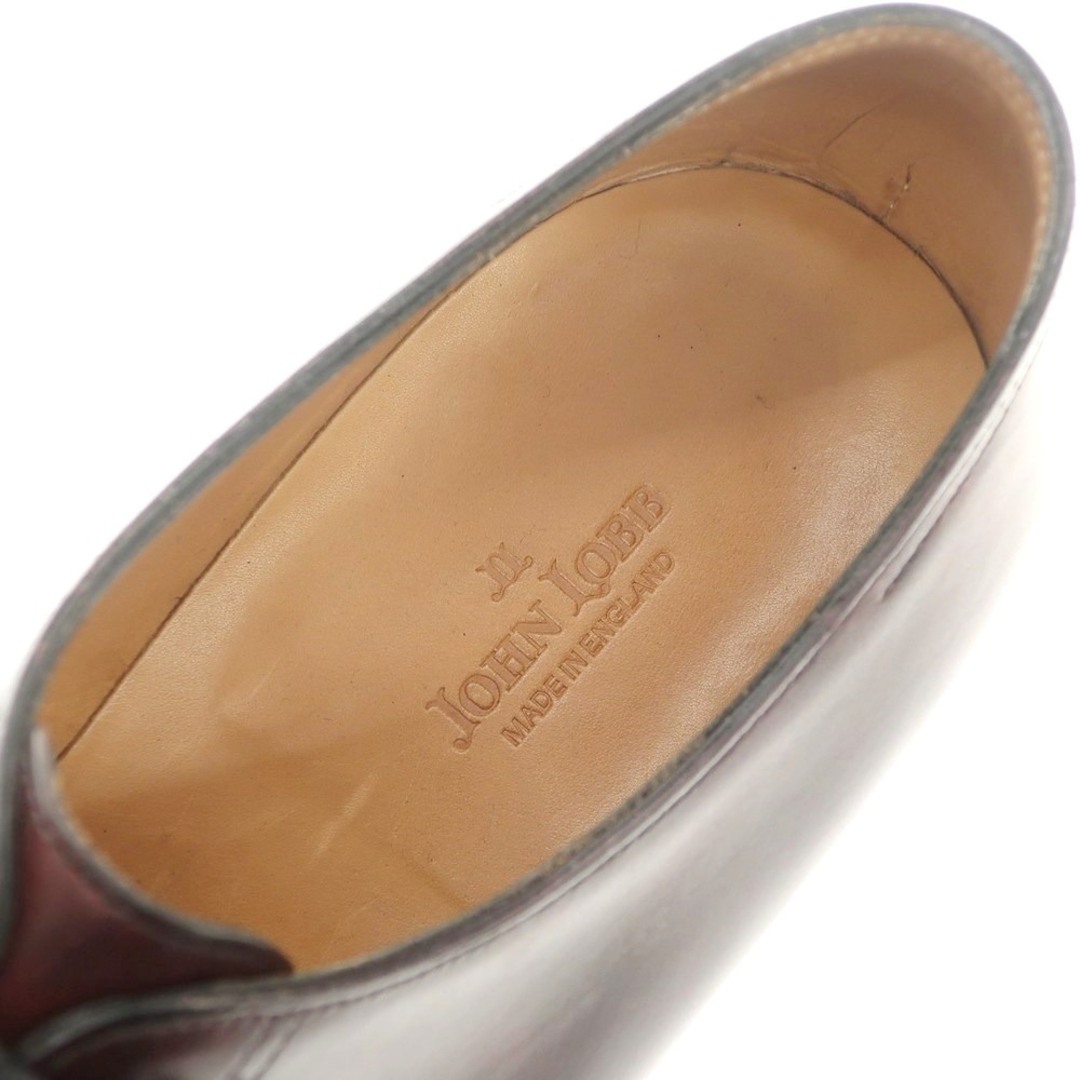 JOHN LOBB(ジョンロブ)の【中古】ジョンロブ John Lobb PHILIP II ミュージアムカーフ ストレートチップシューズ バーガンディー【サイズ7D】【メンズ】 メンズの靴/シューズ(ドレス/ビジネス)の商品写真