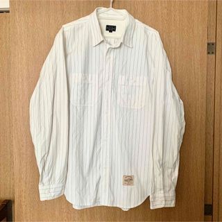 ショット(schott)のSchott ショット ストライプシャツ　ホワイト(シャツ)