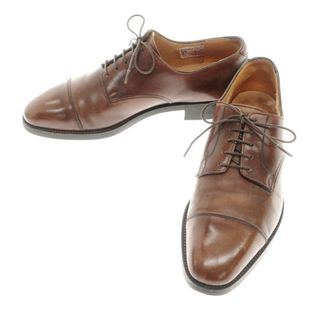 クロケットアンドジョーンズ(Crockett&Jones)の【中古】クロケットアンドジョーンズ CROCKETT&JONES ハンドグレード ストレートチップ ドレスシューズ ブラウン【サイズ表記なし（71/2cm位）】【メンズ】(ドレス/ビジネス)